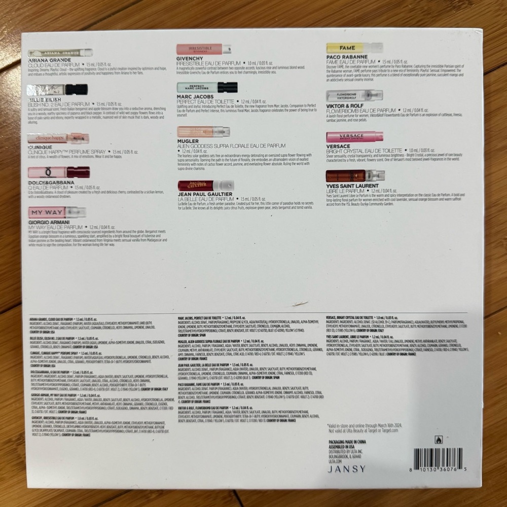 Ulta Beauty Dazzling Scents Sampler Kit - Picture 3 of 3